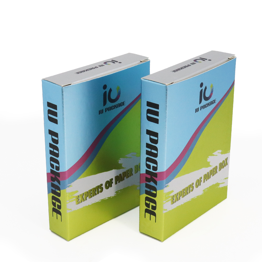 silver paper package box